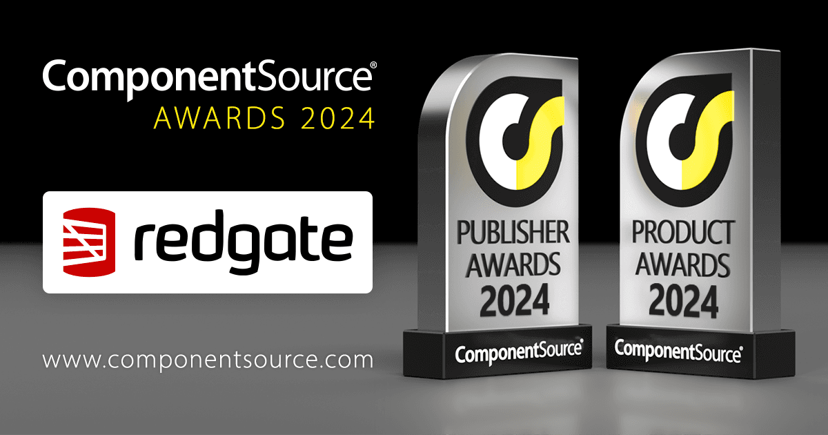 Redgate Software Wins Four ComponentSource Awards