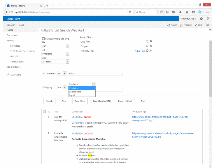 List Search Web Part released