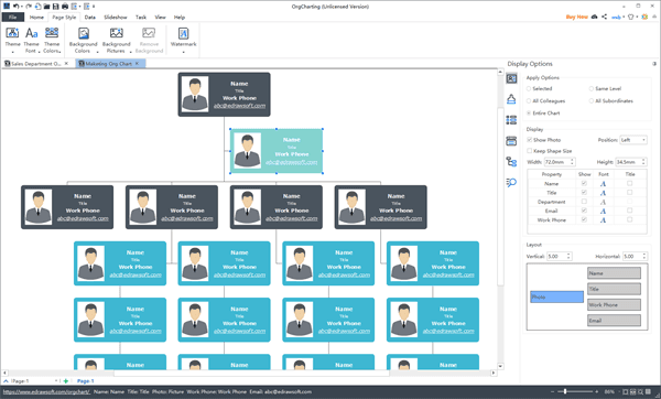 Org Chart with Photo