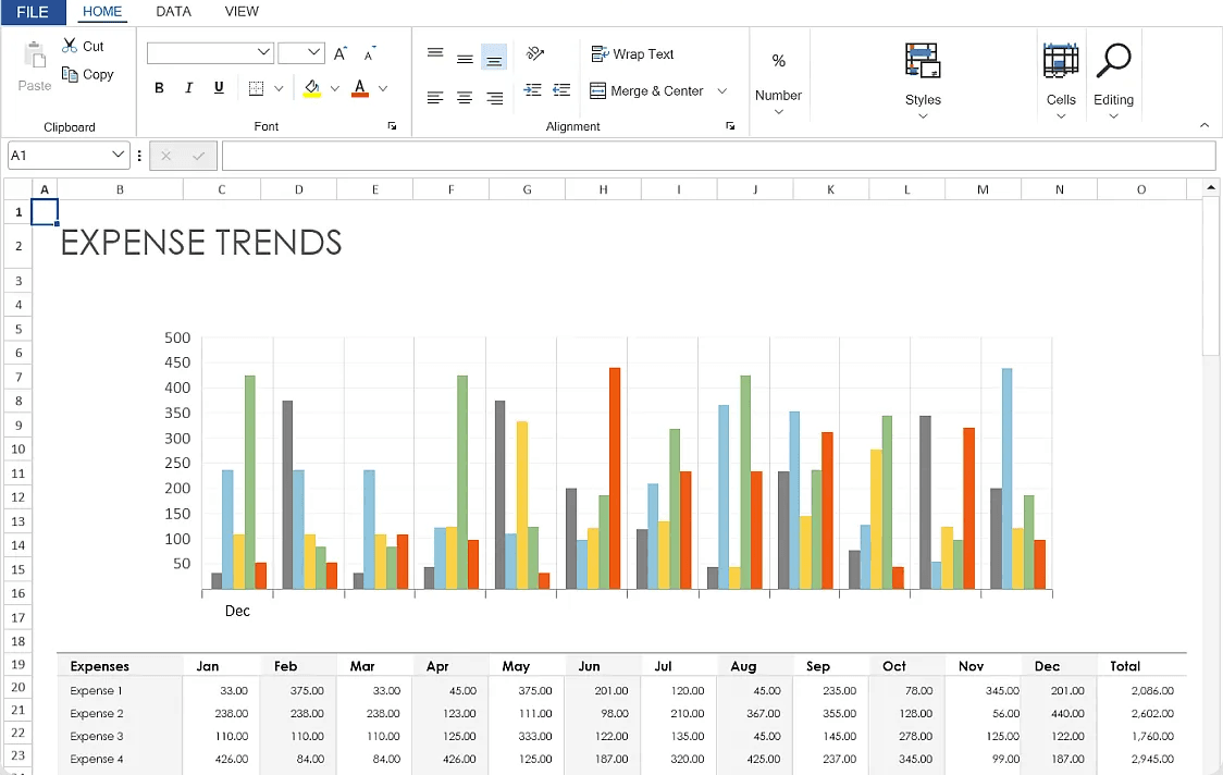 Syncfusion WPF Spreadsheet Editor SDK product image