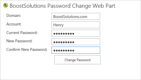 Password Change & Expiration tool for SharePoint.