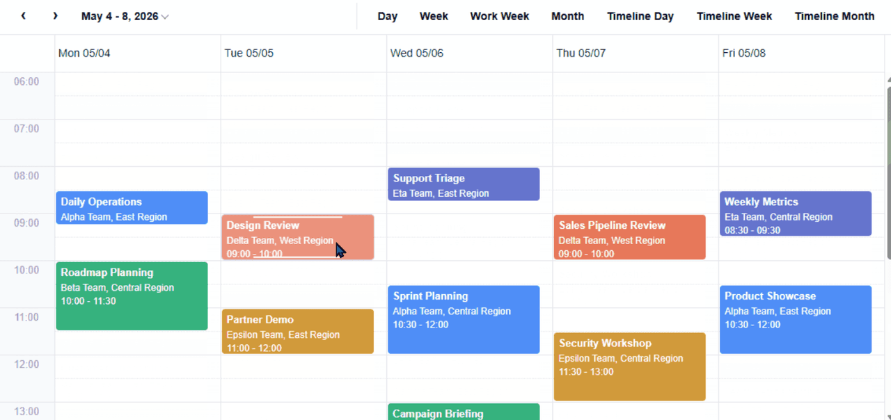 Wijmo React Scheduler (FlexScheduler) Wijmo React Scheduler (FlexScheduler)