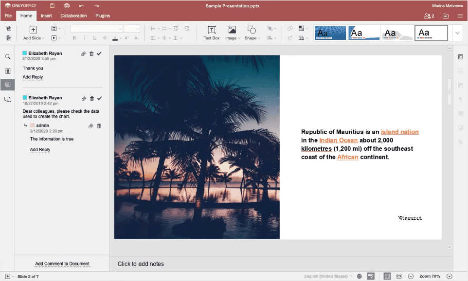 Online office for Chamilo.