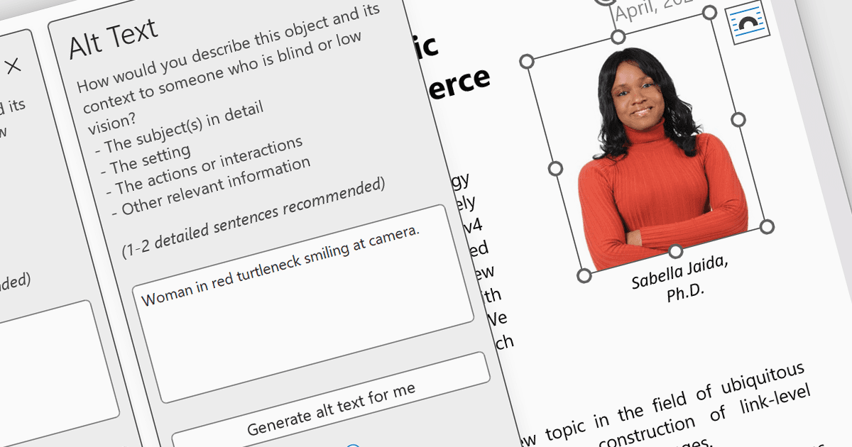 Enhance Office Document Accessibility with AI