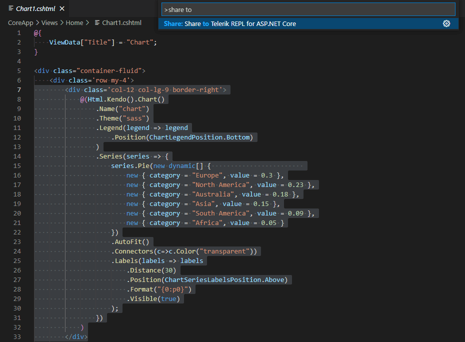 Telerik UI for ASP.NET Core Visual Studio Code product image Telerik UI for ASP.NET Core Visual Studio Code product image