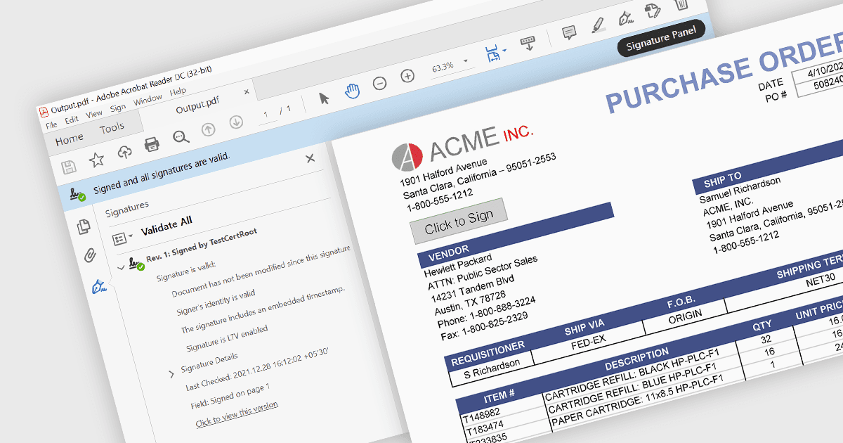 Proteja documentos com assinatura em PDF