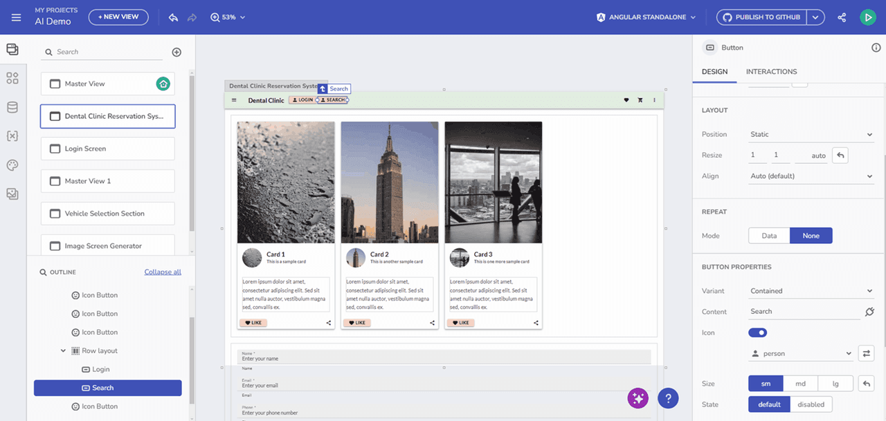 Infragistics App Builder product image