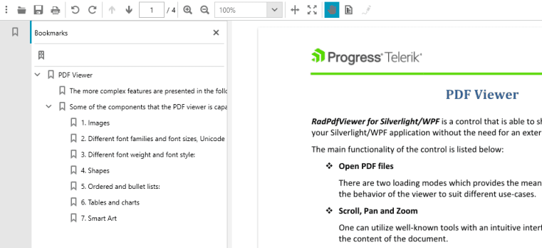 Telerik PDF Processing Library 제품 이미지