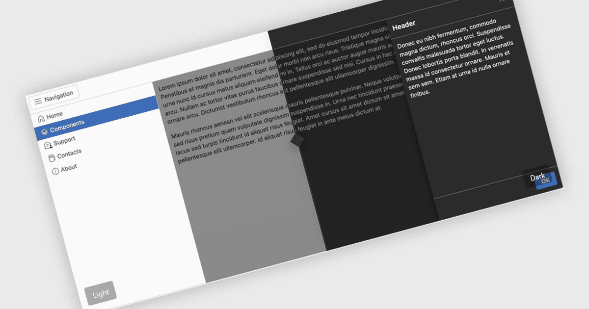 Simplify Customization with Light and Dark Modes