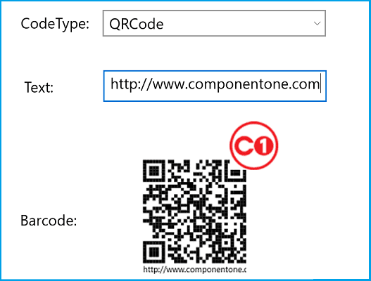 ComponentOne UWP BarCode product image ComponentOne UWP BarCode product image