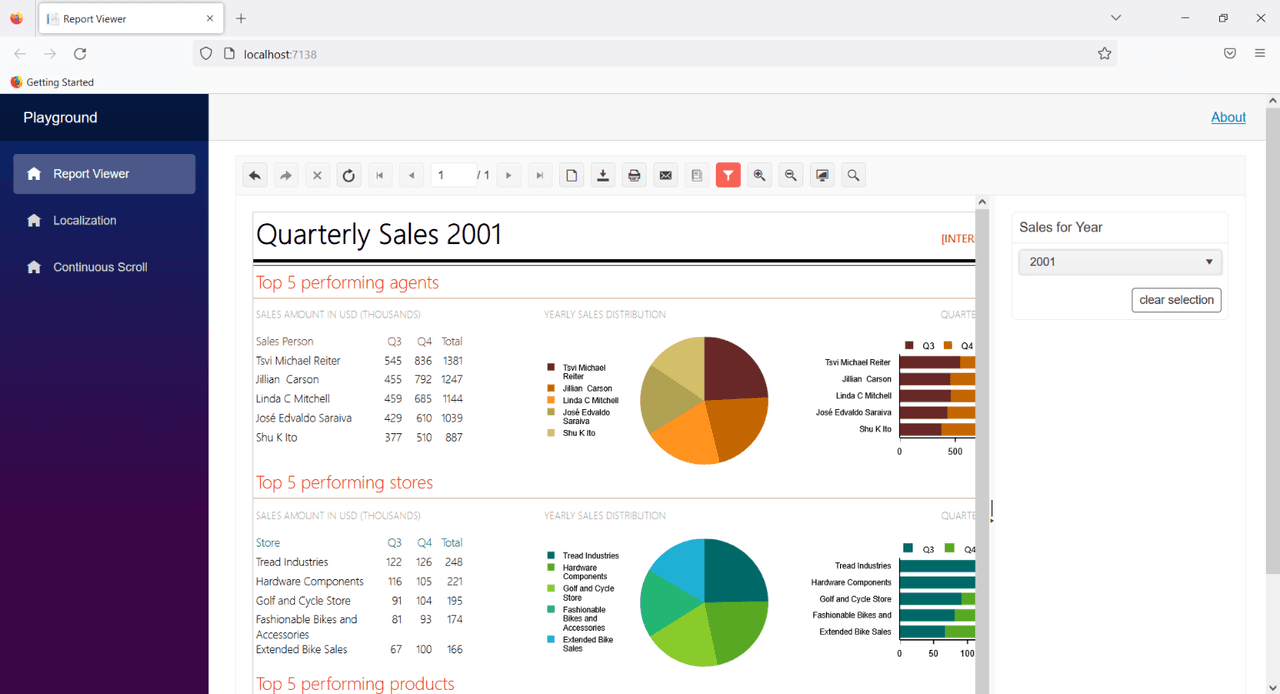 Telerik UI Blazor Reporting Integration product image