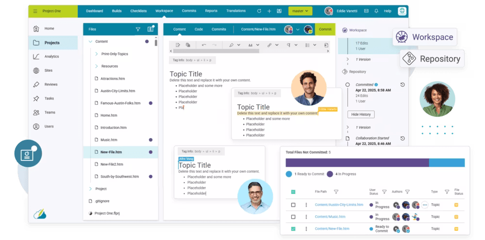 An advanced, feature-rich solution for modern content teams.