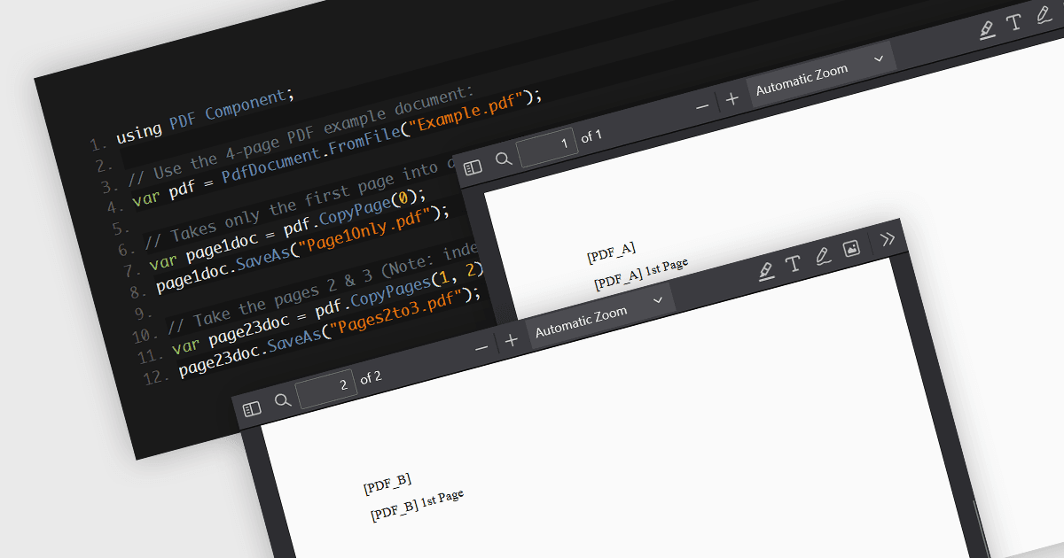 Augment .NET Apps with PDF Splitting Functionality