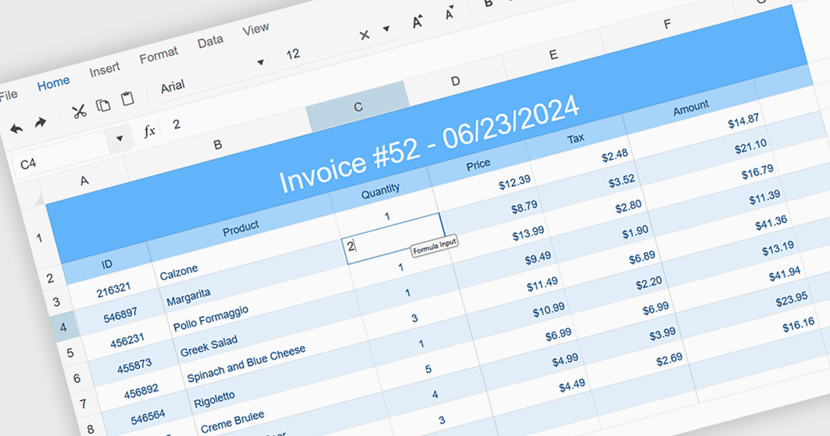 Edit Faster with In-Cell Data Entry
