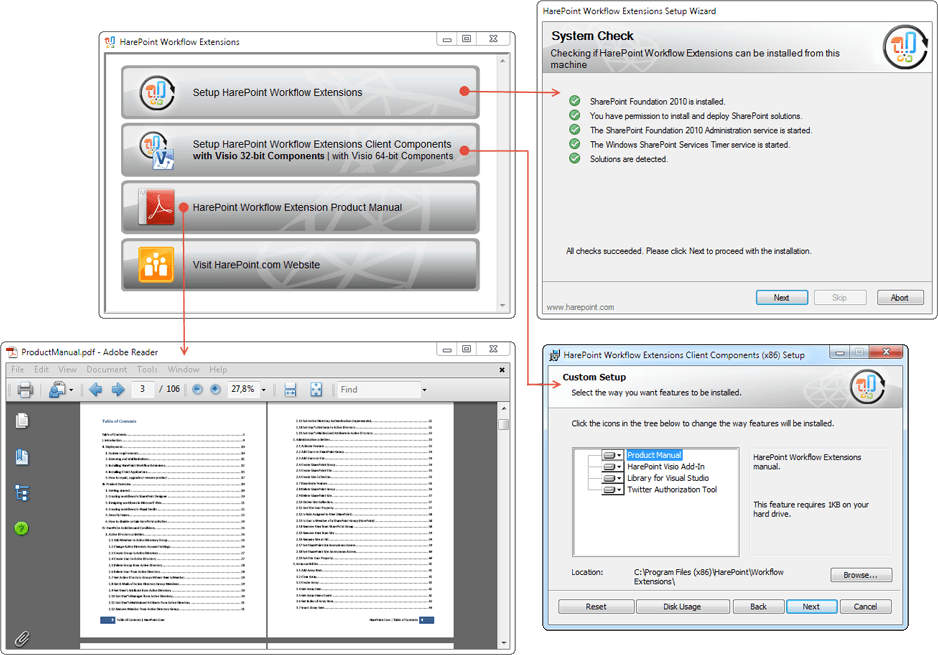 imagem do produto HarePoint Workflow Extensions for SharePoint