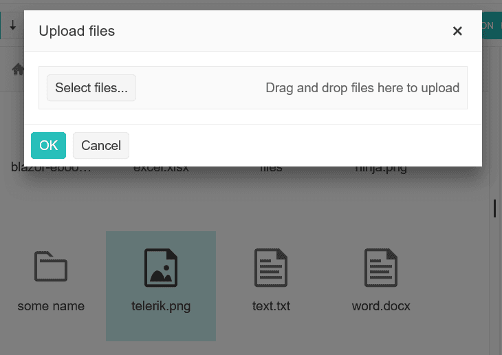 Telerik UI Blazor File Upload 產品圖片 Telerik UI Blazor File Upload 產品圖片