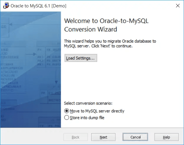 Oracle to MySQL product image
