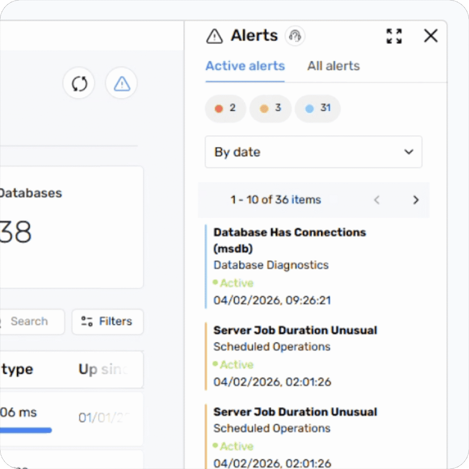 xMaster MSSQL Custom Alerts, get notified before small issues become big problems.
