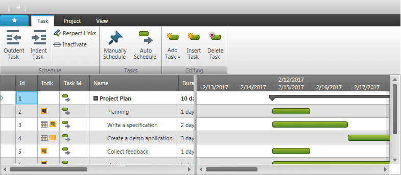 Infragistics Ultimate UI for WPF Gantt View product image