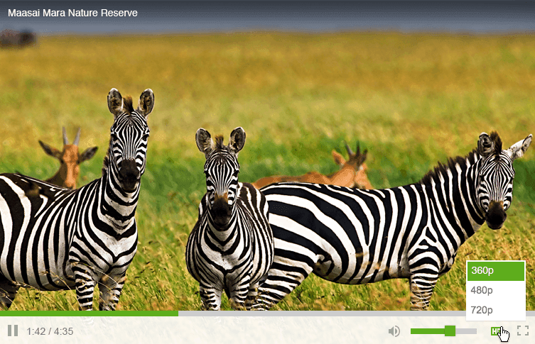 immagine del prodotto Kendo UI jQuery MediaPlayer
