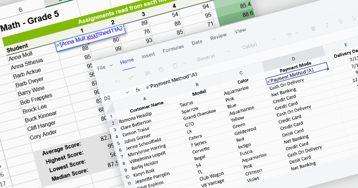 Enable Cross-Worksheet Spreadsheet Calculations