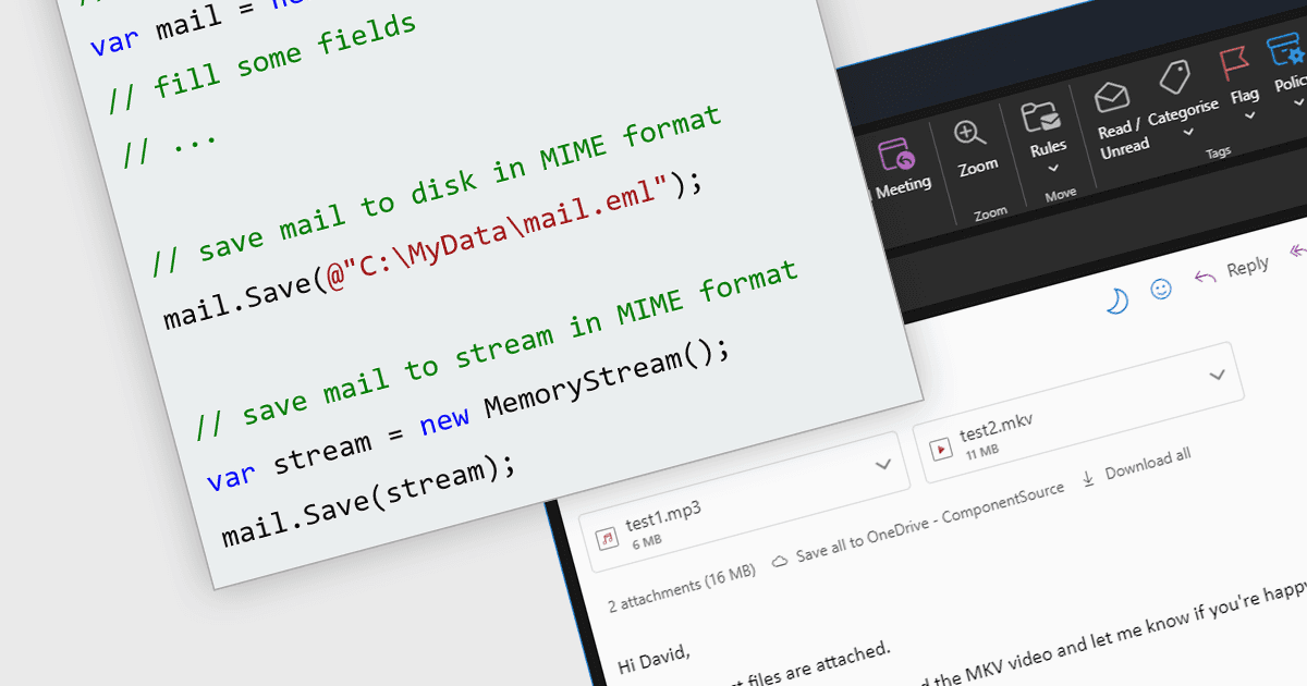 Send Emails with Attachments from .NET Apps