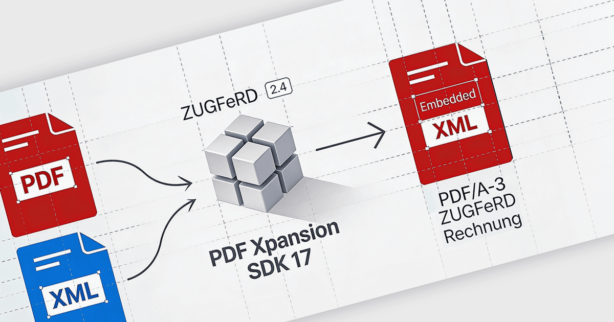 Mantener la conformidad de la E-Facturación con PDF
