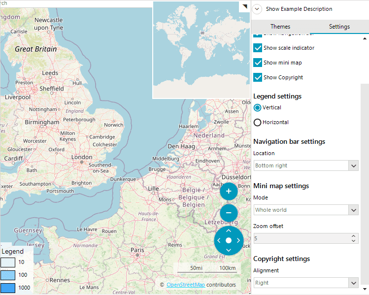 immagine del prodotto Telerik UI for WinForms Map