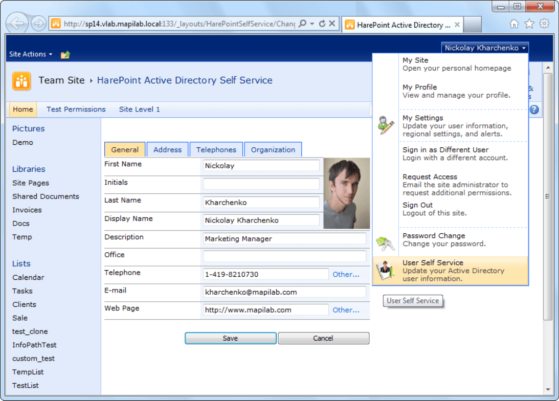 HarePoint Active Directory Self Service released