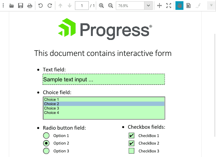 immagine del prodotto Telerik UI for WinUI PdfProcessing