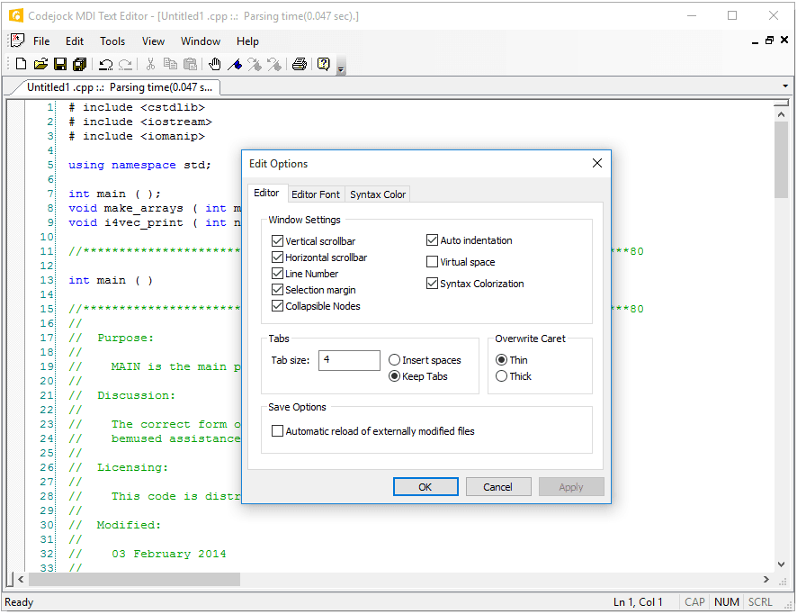 Codejock Syntax Edit ActiveX Produktbild