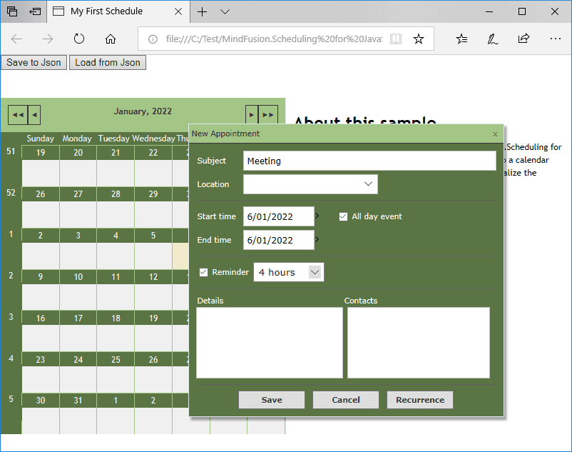 Interactive scheduling library written in pure JavaScript.