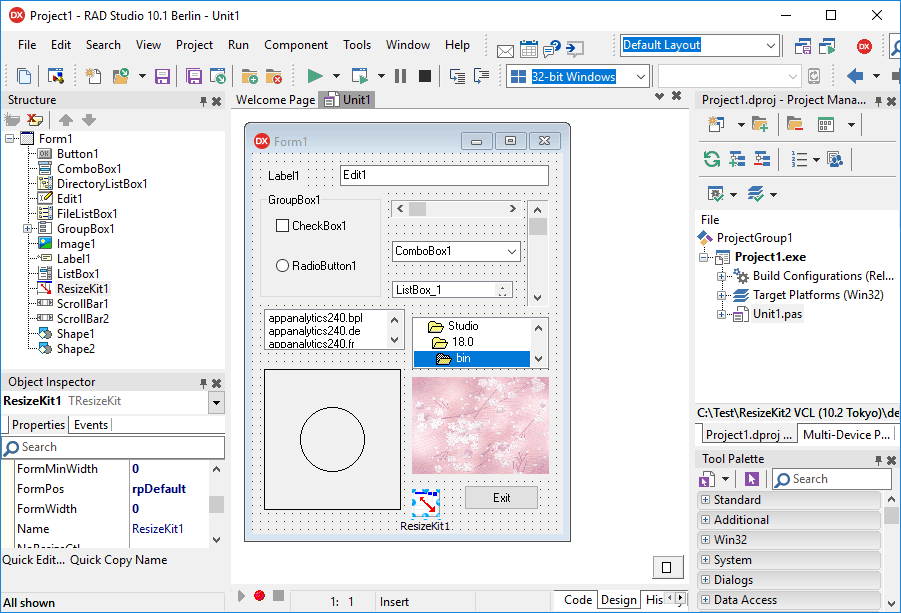 Make your applications size and resolution independent.