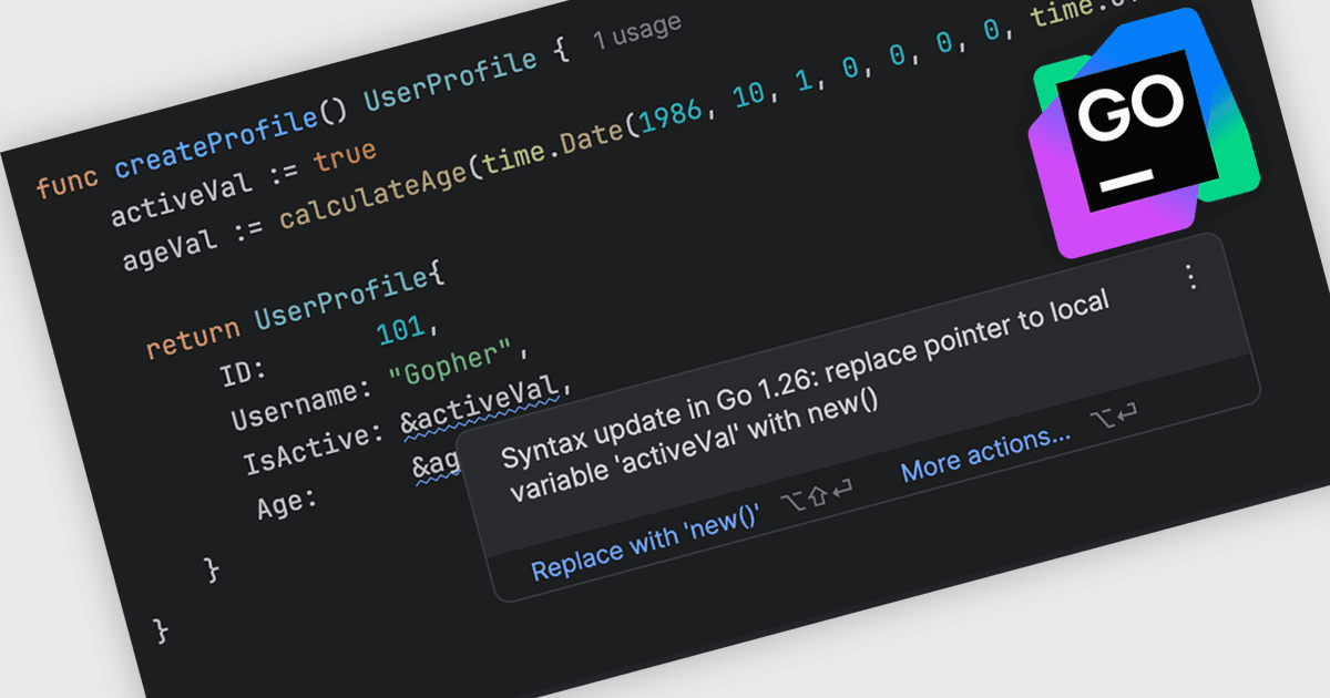 Highlight Improvements in Go Code
