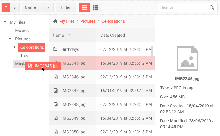 Kendo UI jQuery FileManager product image Kendo UI jQuery FileManager product image
