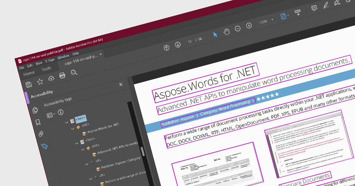 Convert Tagged DOCX Files into Tagged PDFs