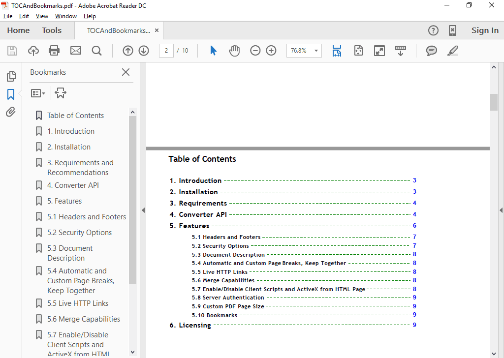 Can be used as general purpose component for converting web pages and HTML code to PDF documents or it can be used to easily create PDF reports directly from ASP.NET pages to benefit from the great power of standard ASP.NET databound server controls.