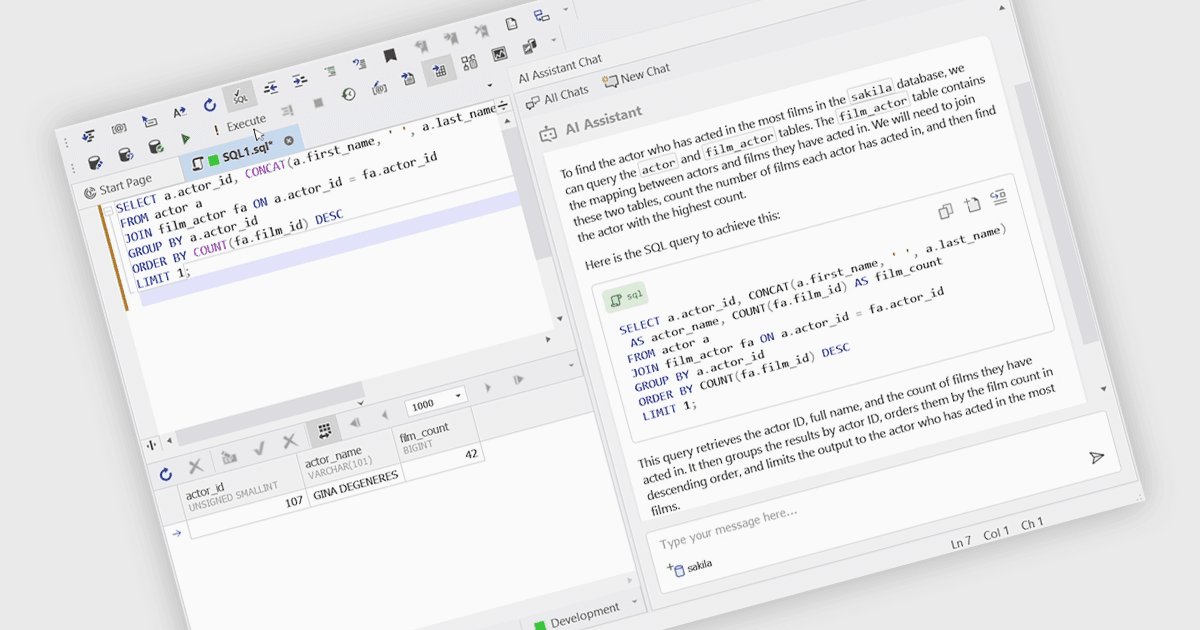 Generate SQL from Natural Language with AI