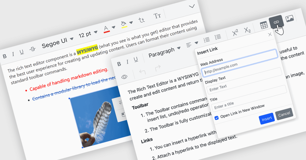 Edit Rich Text Directly in Data Fields