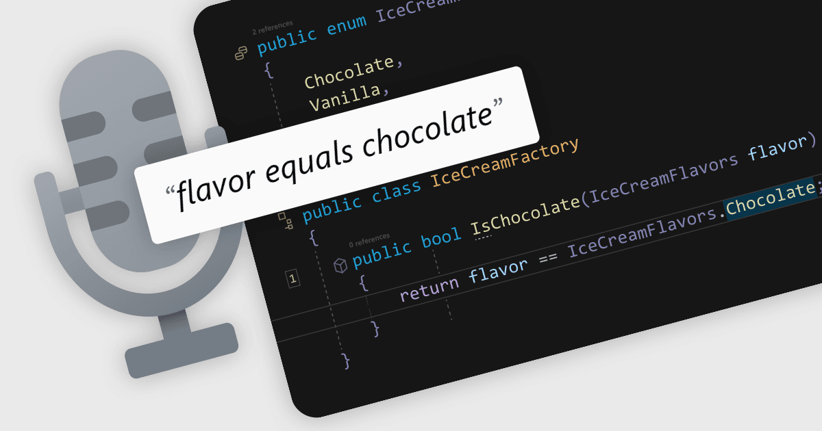 Use Your Voice to Write Code Faster