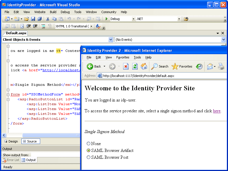 Create, modify and access SAML assertions from within your Windows and Web applications.
