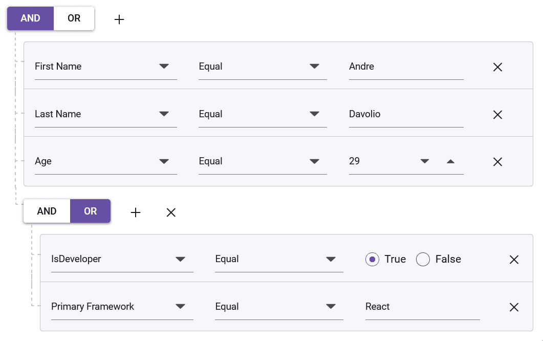Syncfusion Blazor Query Builder product image