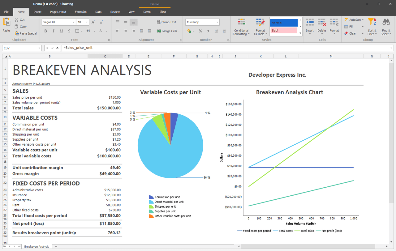 Read and write Excel and Word files, create and edit PDF documents, generate barcodes and compressed archives.