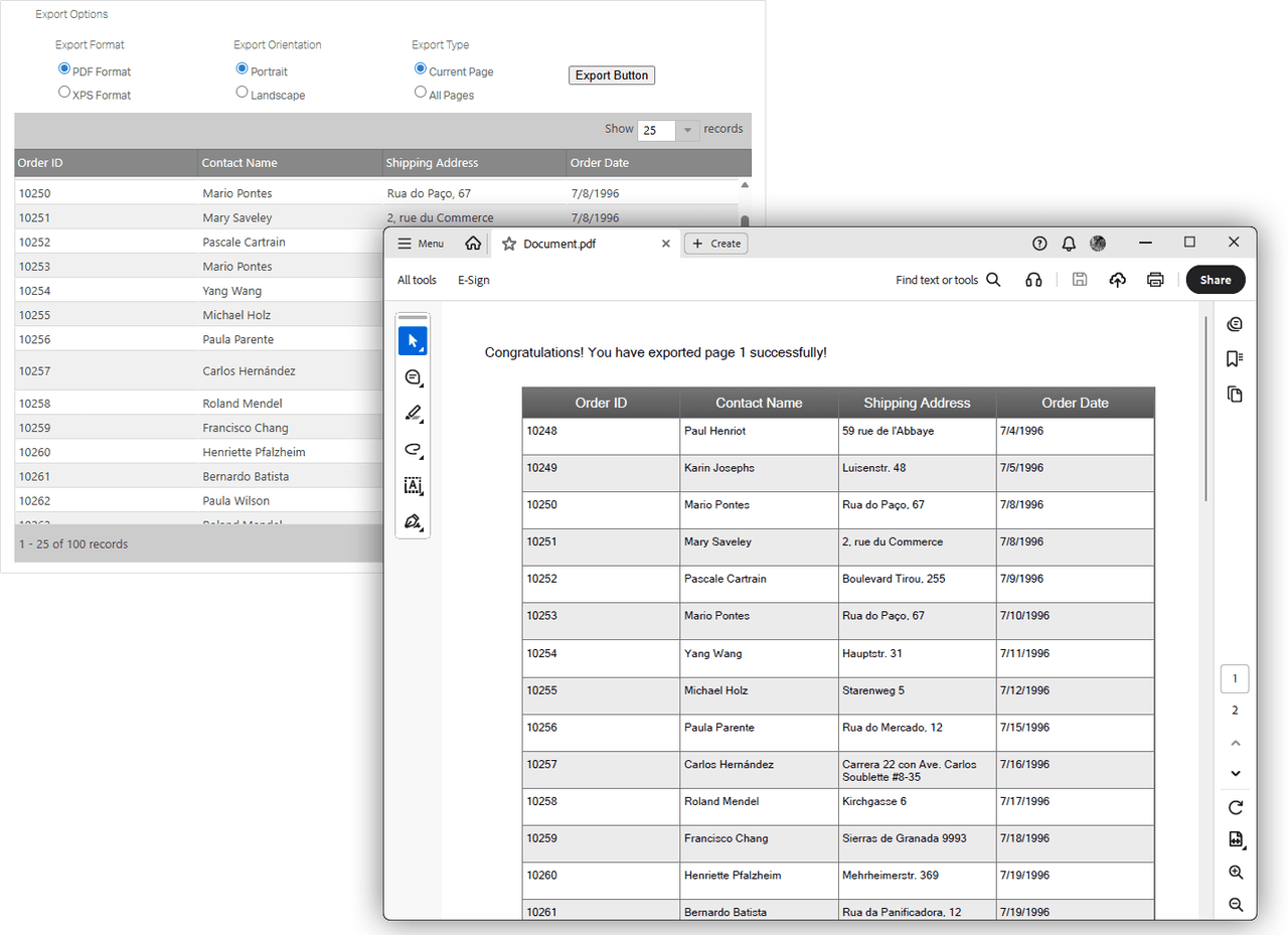 Infragistics Ultimate UI for Windows Forms Documents Framework product image