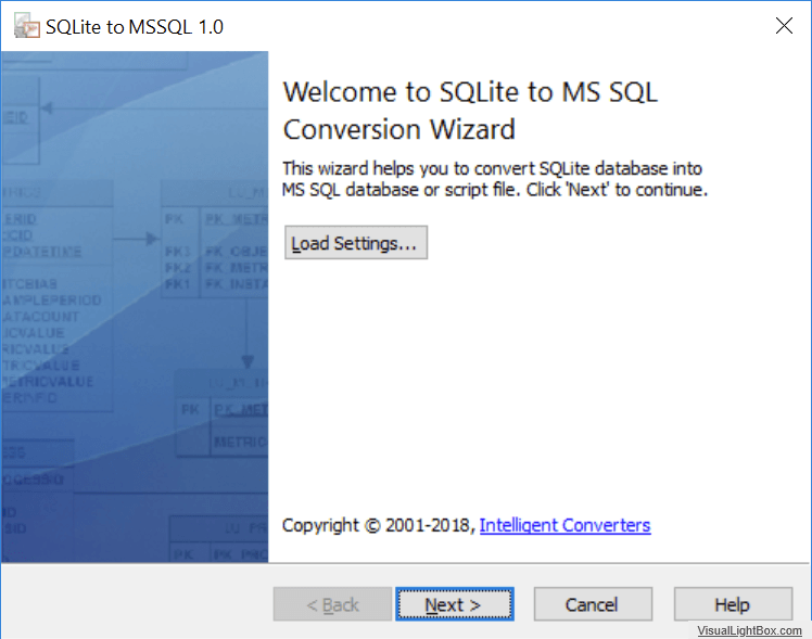SQLite에서 Microsoft SQL Server로 제품 이미지