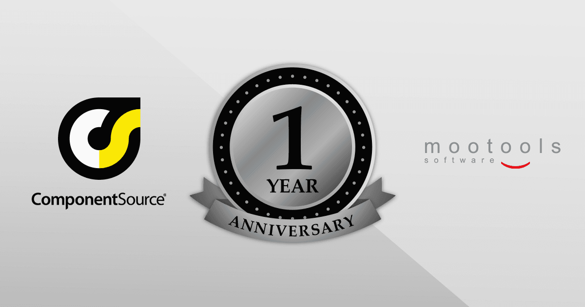 Celebrating 1 Year Partnership with Mootools Software