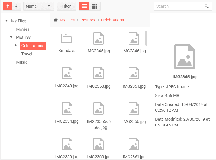 immagine del prodotto Telerik UI for ASP.NET MVC File Manager immagine del prodotto Telerik UI for ASP.NET MVC File Manager