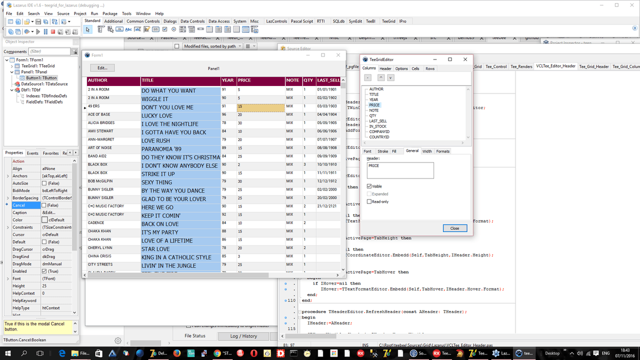 imagen del producto TeeGrid for VCL/FMX