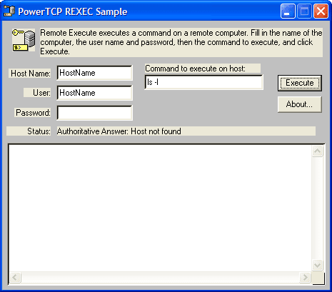 Use RSH, REXEC, and RLOGIN protocols to execute commands on a remote computer.