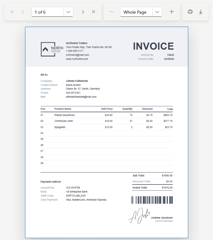DevExpress Blazor PDF Viewer 产品图片